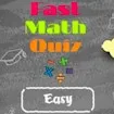 Fast Math Quiz