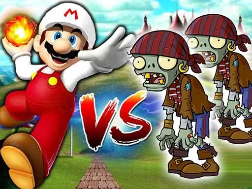 Fat Mario vs Zombies