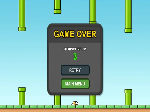 Flappy Bird 2D game