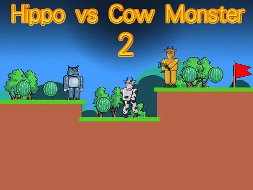 Hippo vs Cow Monster 2