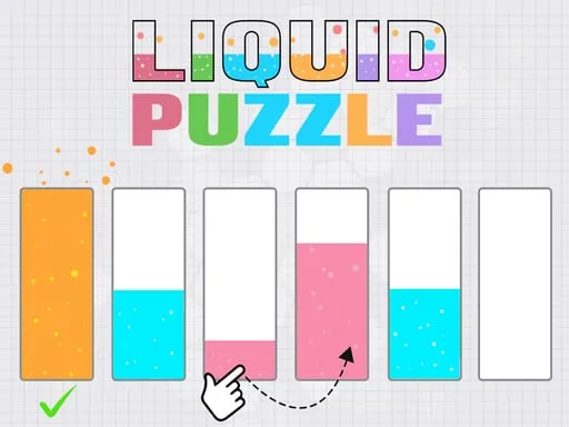 Liquid puzzle : sort the color