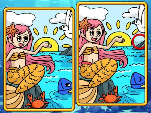 Mermaids: Spot The Differences