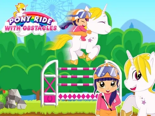 Pony Ride With Obstacles