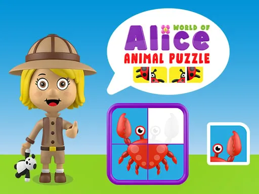 World of Alice   Animals Puzzle